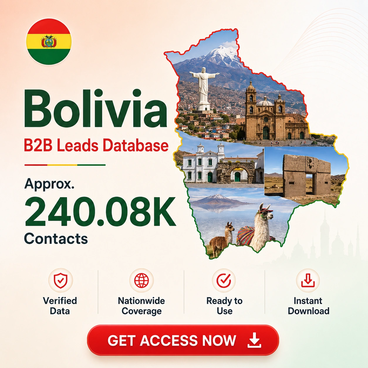 π§π΄ Bolivia Business Contacts Database 2 2.4 Lakh+