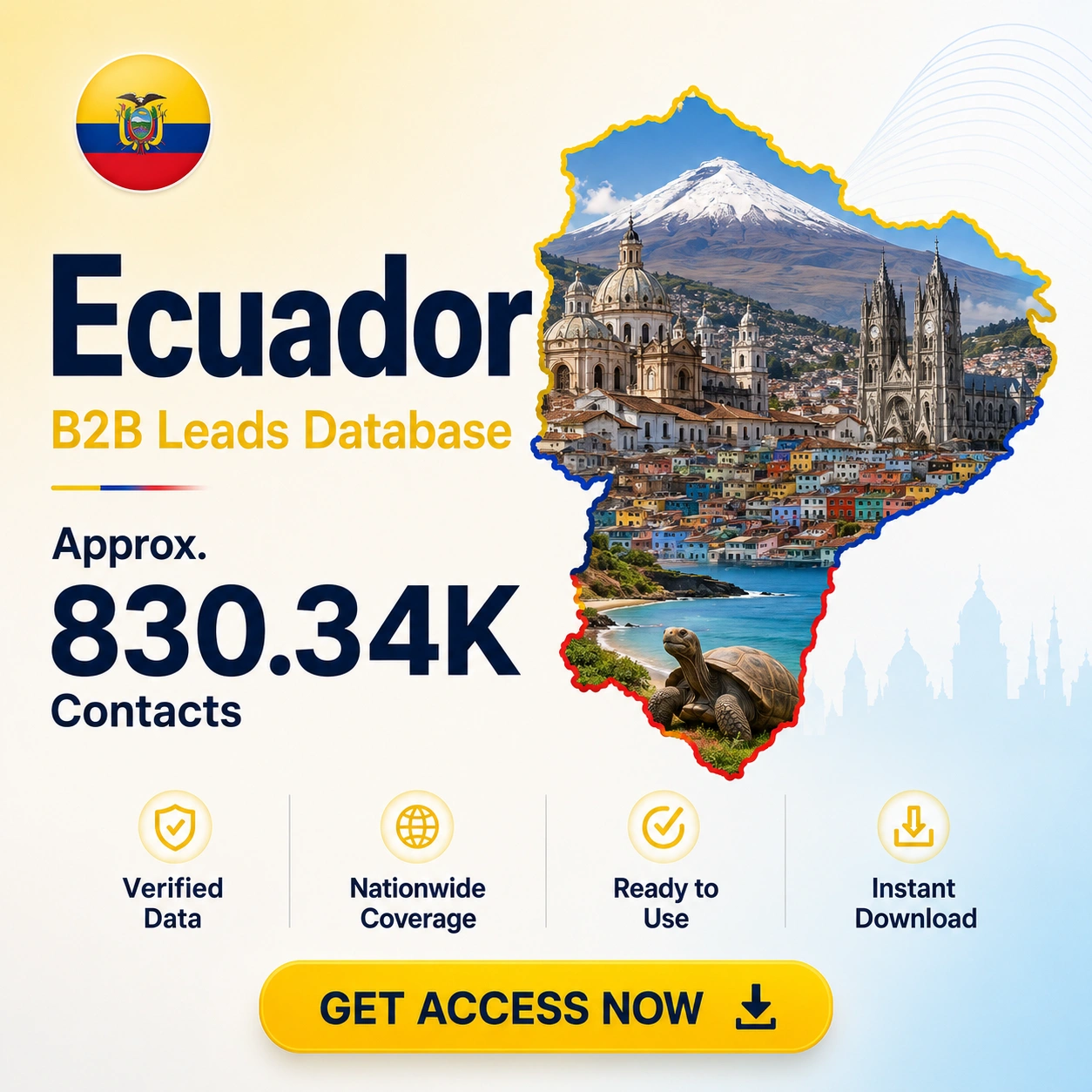 Ecuador Business Contacts Database 8.3 Lakh+
