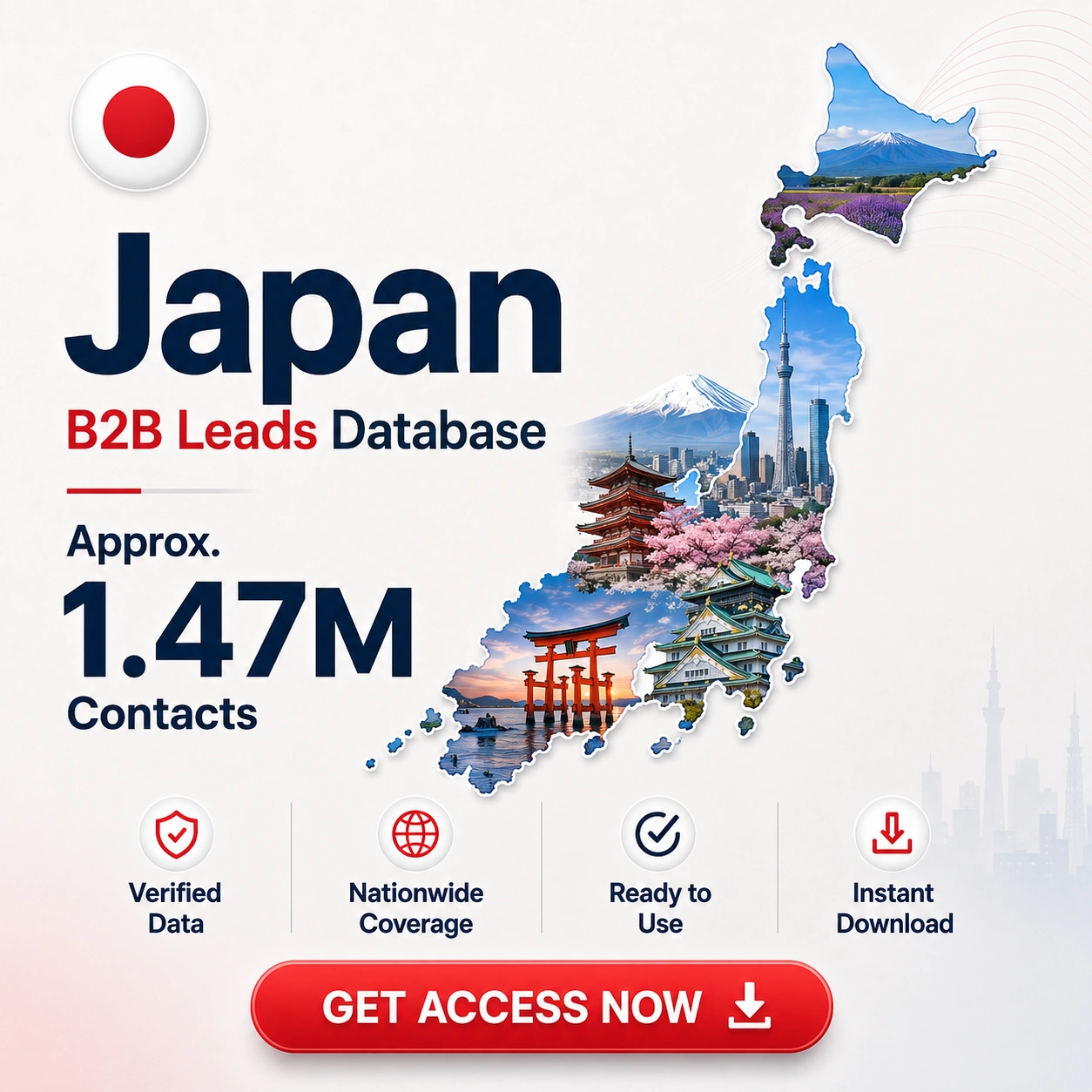π―π΅ Japan Business Contacts Database 14 Lakh+