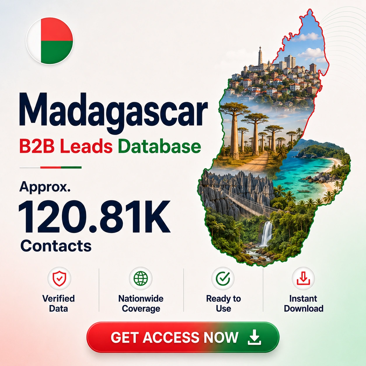 Madagascar Business Contacts Database 1.20 Lakh+